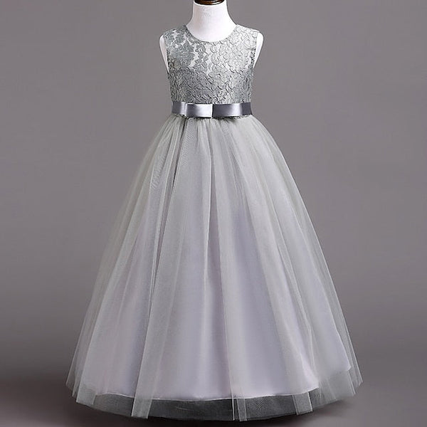 Flower Gown Girls' Dress Evening Party Girl FashionChic