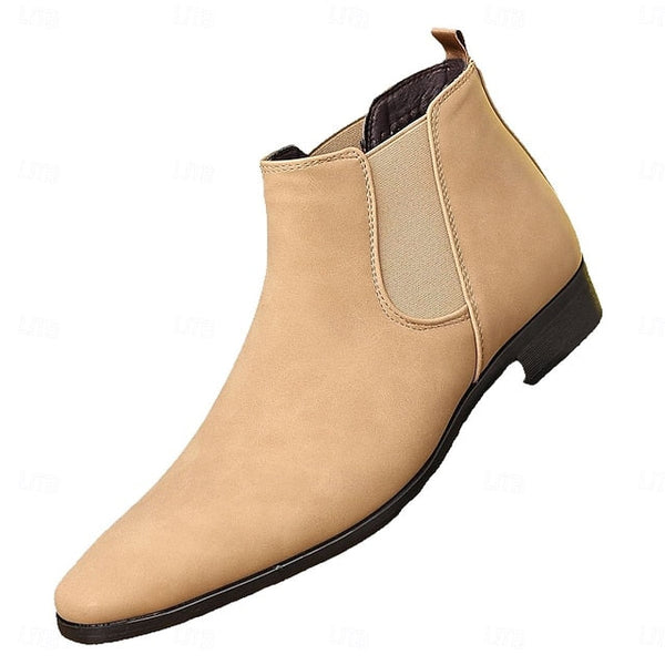 Casual Boots- Chelsea Men's Business Ankle Boots for FashionChic