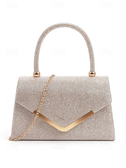 Women's Strap with Glitter Chain – Clutch Bag Evening FashionChic
