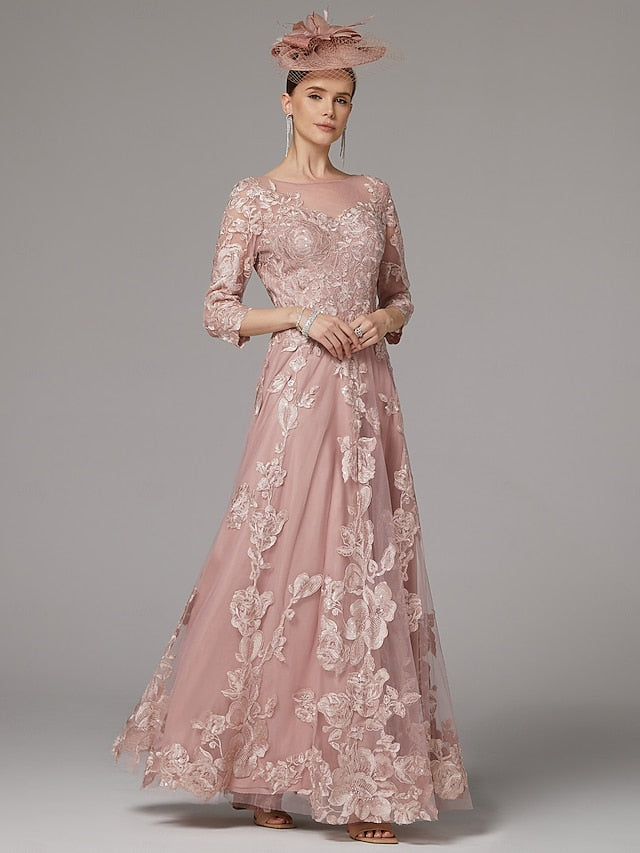 Elegant Bride of Wedding the Beach Dress A-Line Mother FashionChic