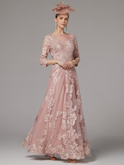 Elegant Bride of Wedding the Beach Dress A-Line Mother FashionChic