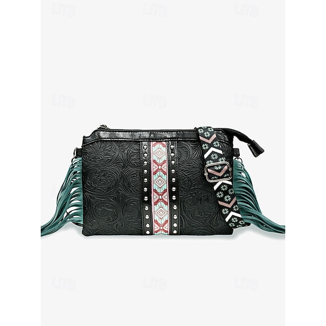 PU Crossbody Leather Bag Shoulder Wristlet Women's Bags FashionChic