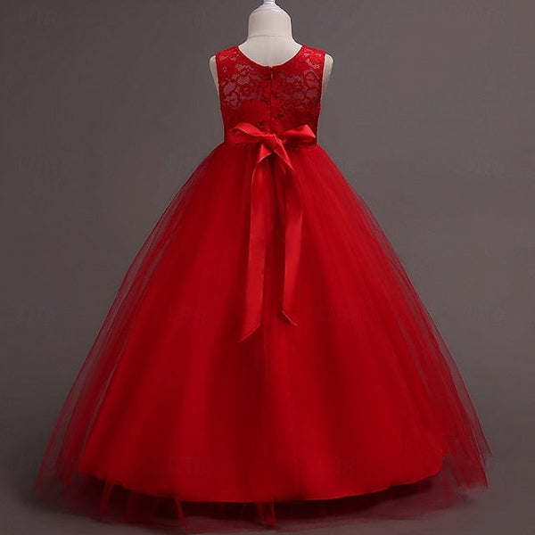 Girls' Kids Solid Cosplay Color Dress Party FashionChic