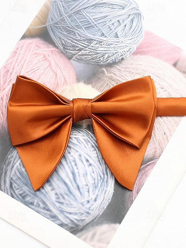 Men's in Multiple Satin Colors Bow Tie FashionChic