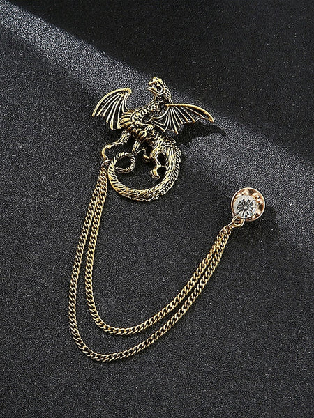 Men's Pin Brooch with Lapel Christmas Deer FashionChic