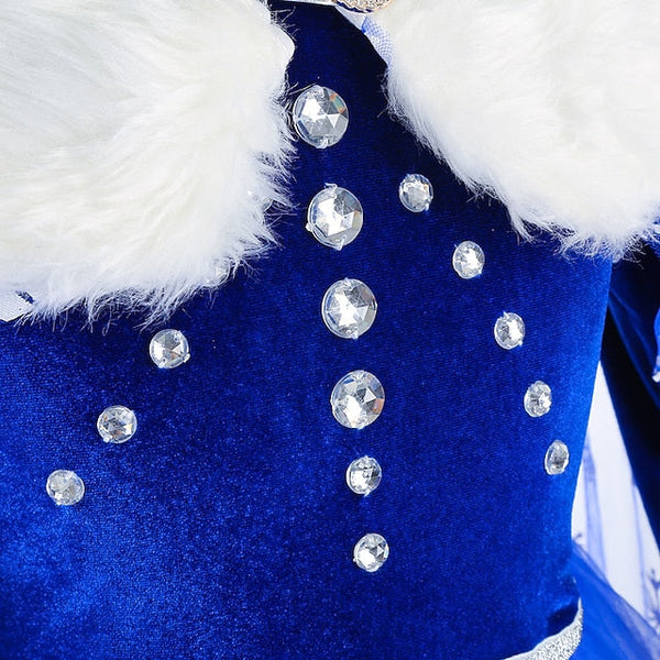 Frozen Girl Theme Flower Fairytale Dress Party Princess Elsa FashionChic