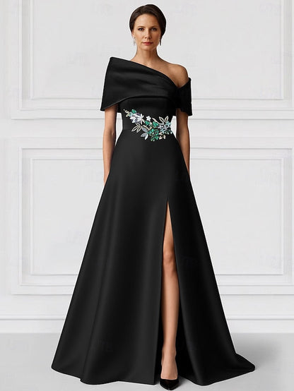A-Line Elegant Wedding Evening Length Gown Floor Dress Formal FashionChic