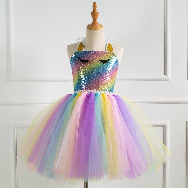 Movie Dress Unicorn Cosplay Girls' Vacation New FashionChic