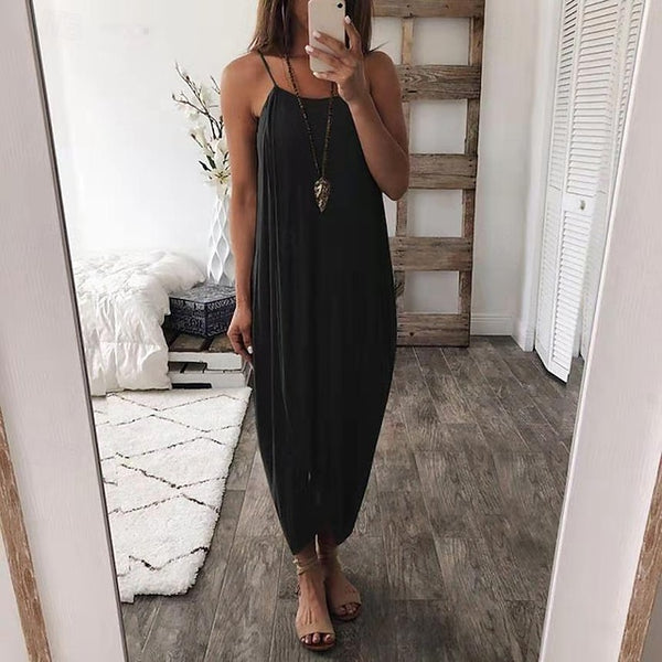 Women's Casual Dress Long Dress Maxi Dress Split Date