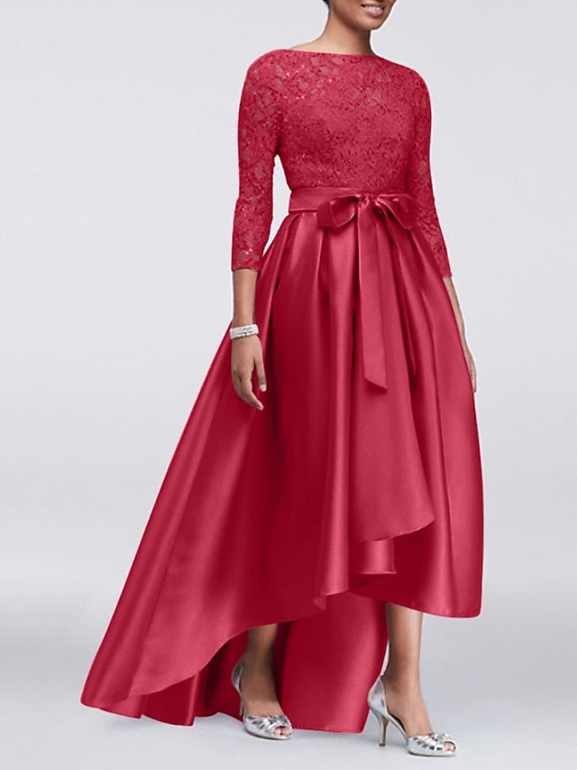 Mother Elegant Size the of Bride Plus Wedding Dress A-Line Guest FashionChic