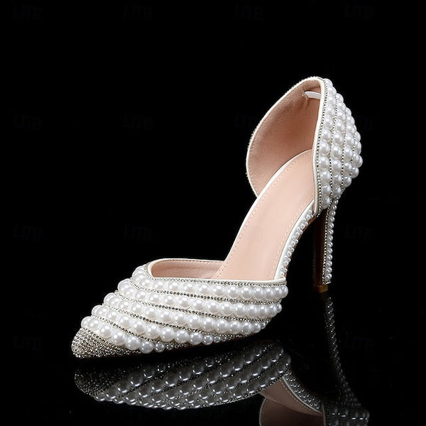 White Comfort Wedding Shoes Women's FashionChic