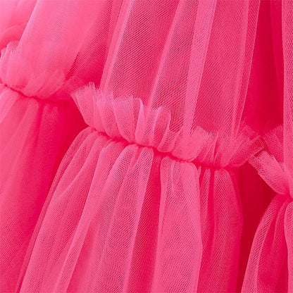 Girls' Dress Color Sleeveless Kids Performance Solid Party FashionChic