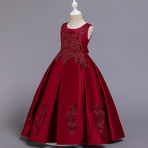 Party Girl Girls' Wedding Dress Flower FashionChic