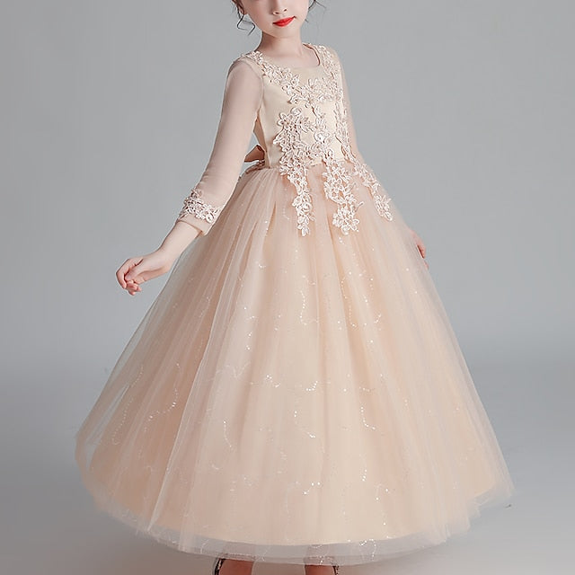 Dress Flower Girls' First Princess Girl FashionChic