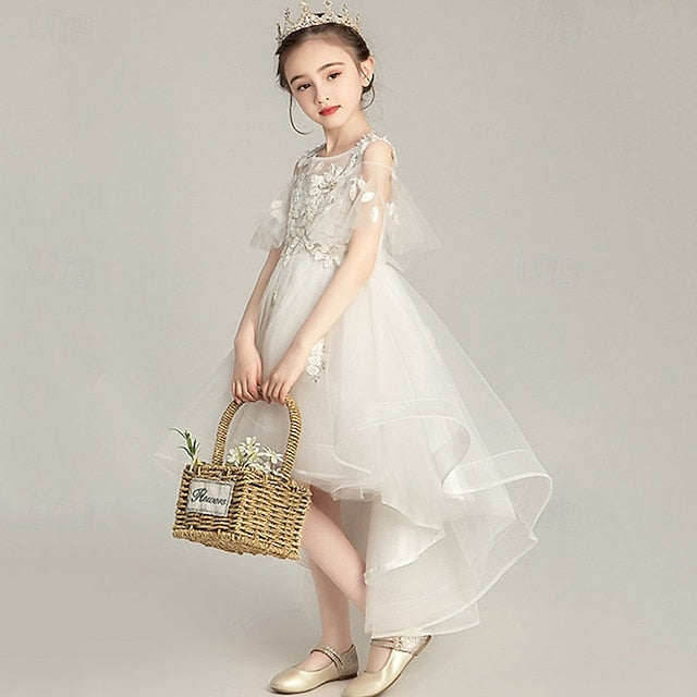 Girl Girls' Kid's Flower Princess Dress FashionChic