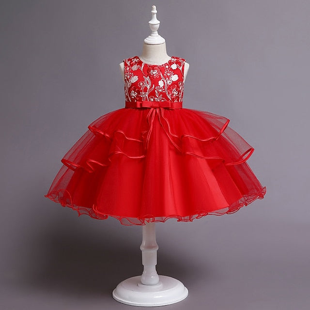 Sequin Girls' Sleeveless Dress Girl Flower Kids FashionChic