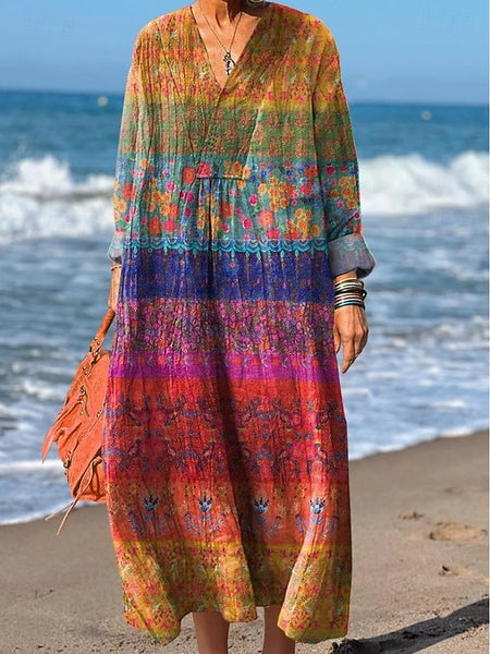 Women's Maxi Dress Sundress A Line Dress Vacation Casual