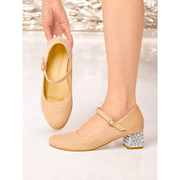 Women's and Glitter with Girls' Mary Dance Jane Shoes FashionChic