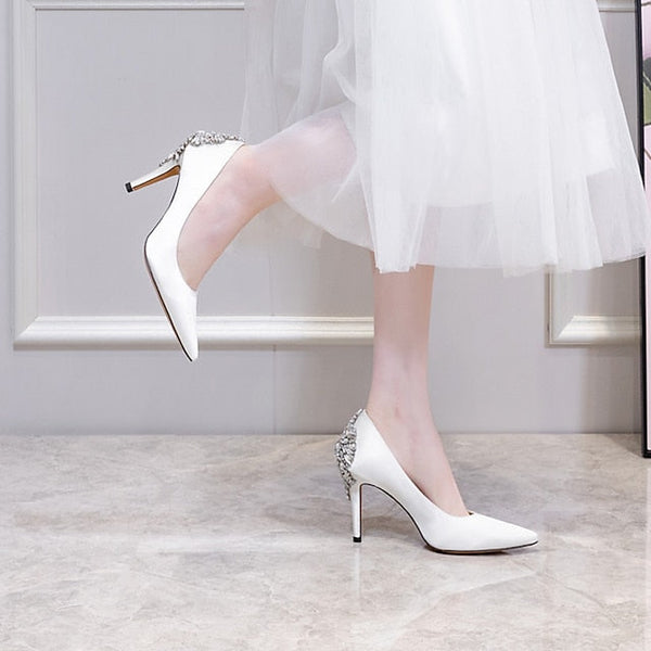 Bridal Dress Pumps Wedding Women's Office Shoes Bridesmaid FashionChic