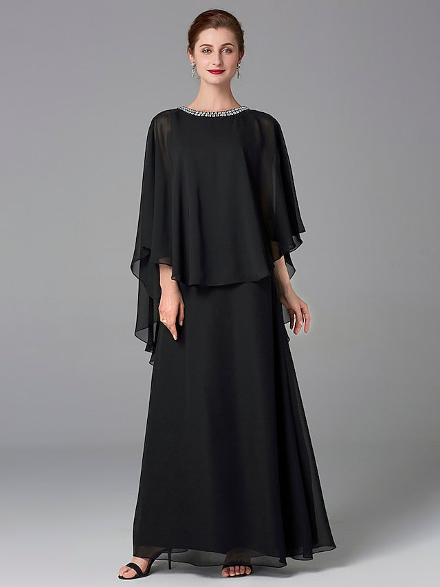 Plus the Size of A-Line Guest Bride Mother Wedding Elegant Dress FashionChic