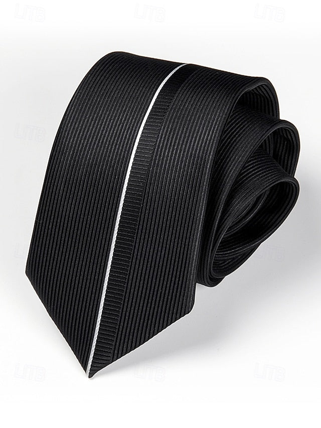 6cm Pattern - Men's Narrow Positioning Tie Stripe FashionChic