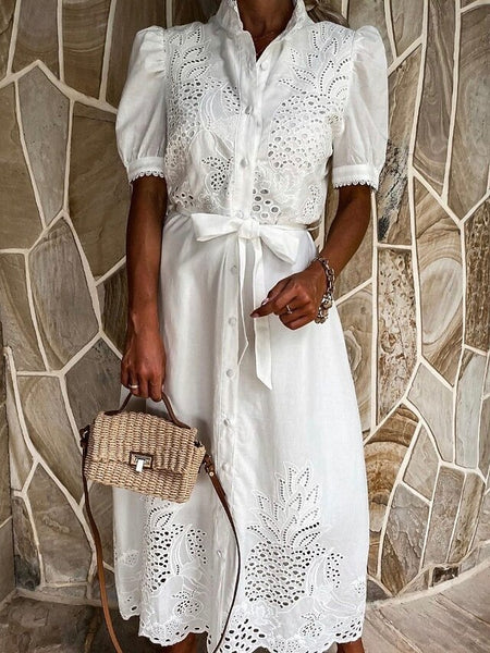Women's Midi Dress Sundress Vacation Casual Boho Going out