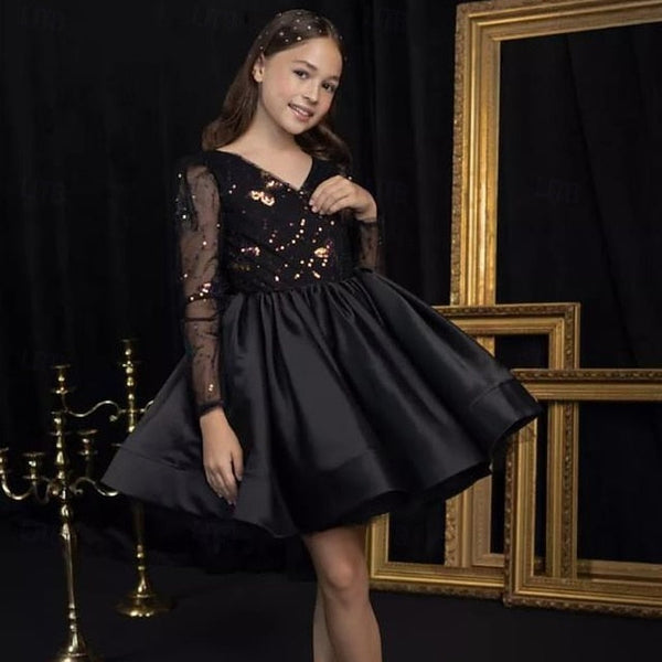 Girls' First Communion Girl Kids Dress Flower Party FashionChic