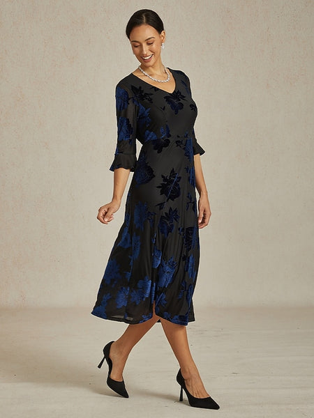 Women's Midi Dress A Line Dress Elegant Birthday Cocktail