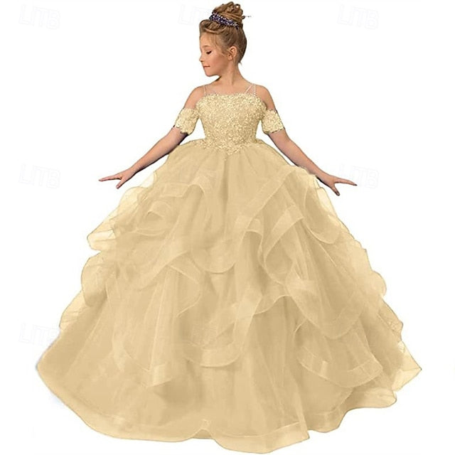Girls' Princess Kid's Dress Girl Flower FashionChic
