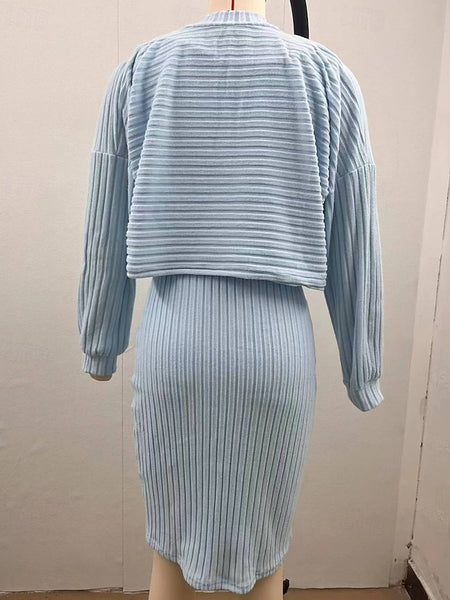 Women's Dress Set Slip Dress Midi Dress Elegant Casual