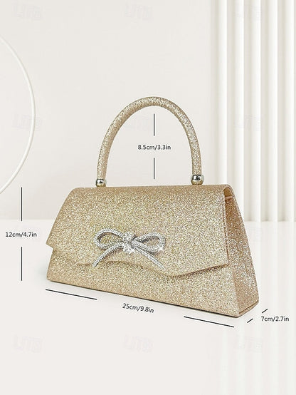 Clutch with Elegant Evening Women's Sparkling Glitter FashionChic