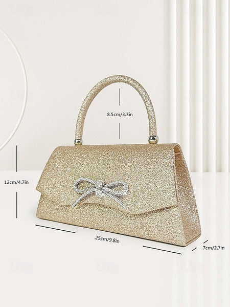 Clutch with Elegant Evening Women's Sparkling Glitter FashionChic