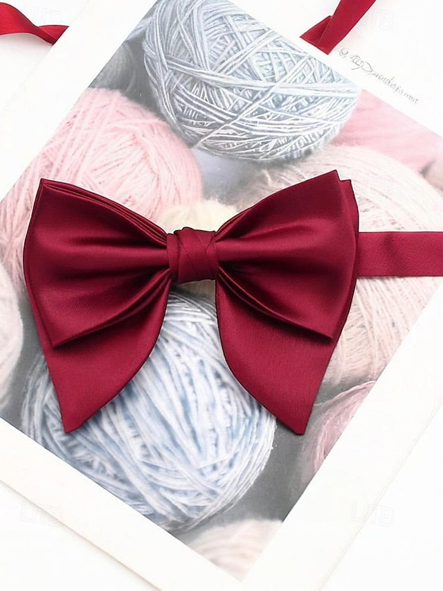Men's in Multiple Satin Colors Bow Tie FashionChic
