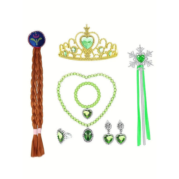 Party Theme Girl Flower Fairytale Frozen Dress Princess Anna FashionChic