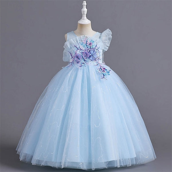 Princess Kid's Flower Girls' Dress Girl FashionChic