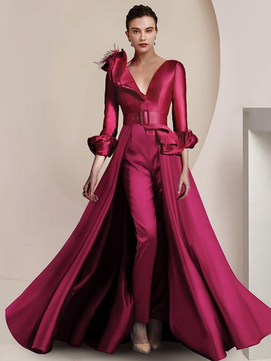 Pantsuit Formal Bride of / Two Jumpsuit Piece the Mother FashionChic