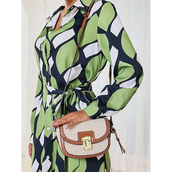 – Bag Trim Vintage Women's Crossbody Leather Small FashionChic