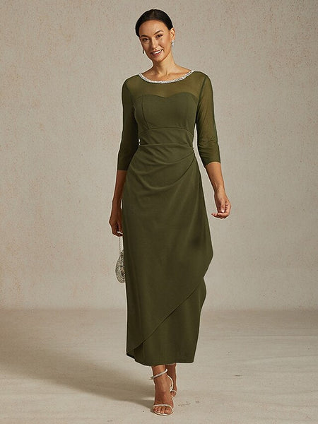 Women's Maxi Dress Sheath Dress Elegant Party Formal Solid FashionChic