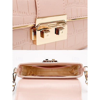 Women's Bag Baguette Shoulder Envelope Leather PU FashionChic