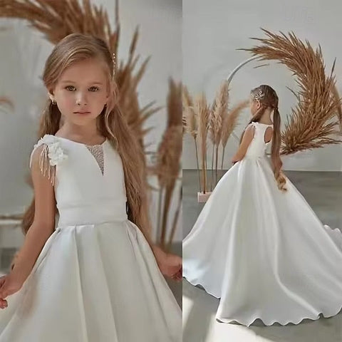 First Girls' Dress Communion Flower Party Girl FashionChic