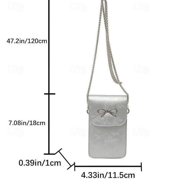 Leather Women's Phone Bag Daily PU Mobile Crossbody FashionChic