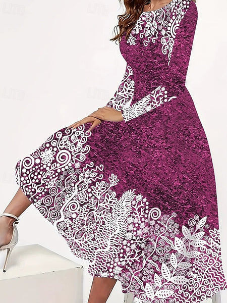 Women's Long Dress Maxi Dress Boho Dress Elegant Vintage