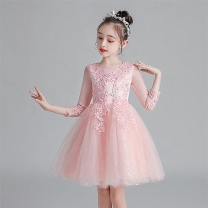 Dress Girls' Girl Princess Flower Kid's FashionChic