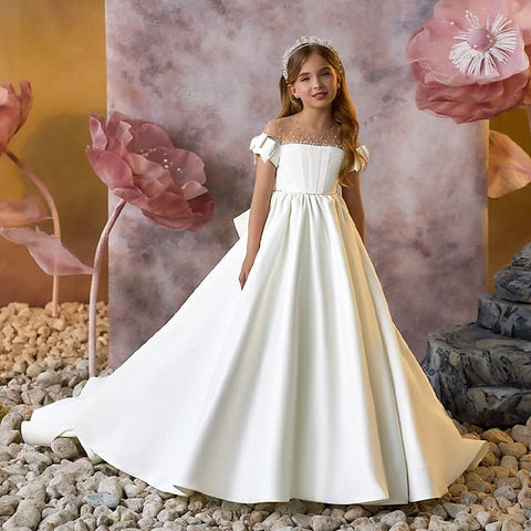 Communion Party Girls' Flower First Girl Dress FashionChic
