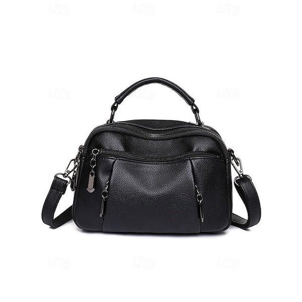 Crossbody Leather Faux Bag Women's FashionChic