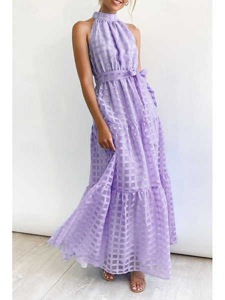 Women's Long Dress Maxi Dress Graduation Dress Halter Neck
