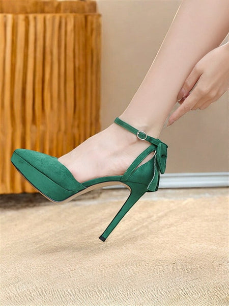 Platform Strap Heels Ankle with Elegant Stiletto Women's FashionChic