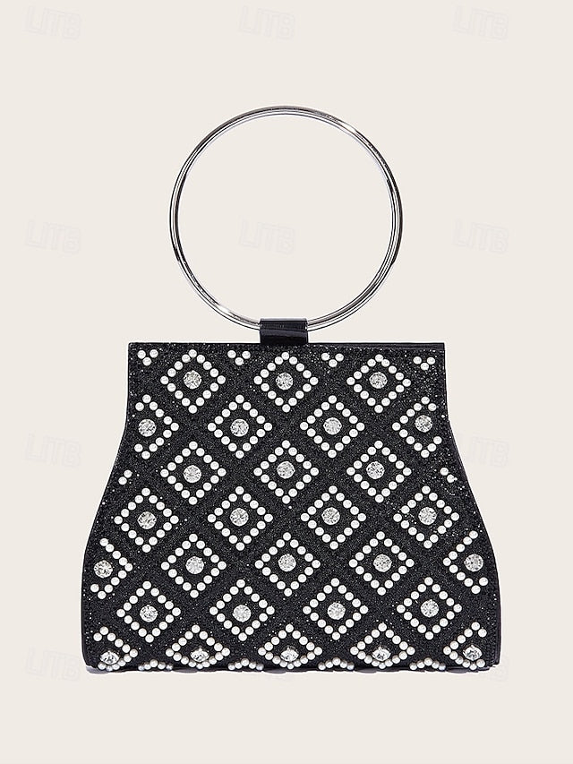 – Embellished Clutch Women's Rhinestone Bag Evening FashionChic
