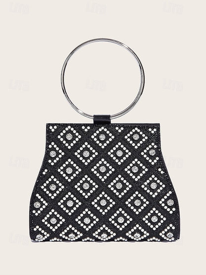 – Embellished Clutch Women's Rhinestone Bag Evening FashionChic