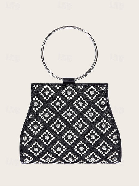 – Embellished Clutch Women's Rhinestone Bag Evening FashionChic